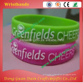 Camouflage Silicone bracelet with color filling